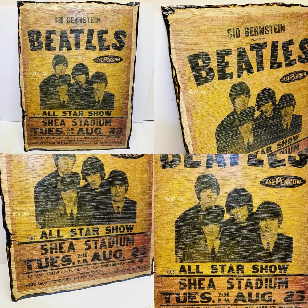 Wood Art Hand-Made - The Beatles / IV_Art_